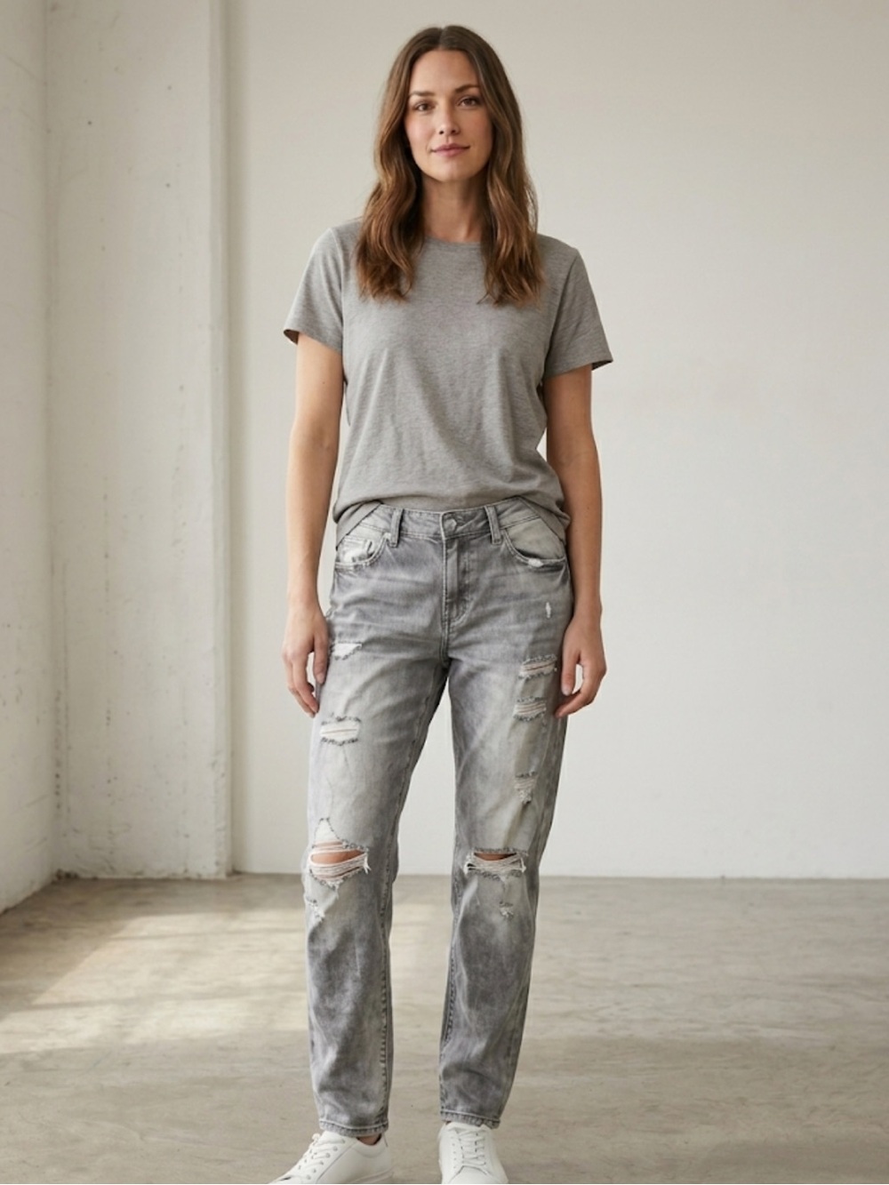 Silver Jeans Boyfriend Jeans – Size W33 L29 | Distressed Streetwear Y2K Relaxed